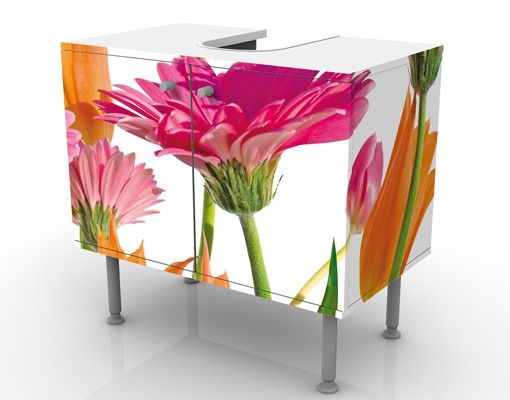 Wash basin cabinet design - Flower Melody