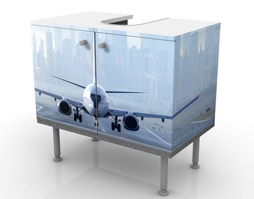 Wash basin cabinet design - Plane before takeoff