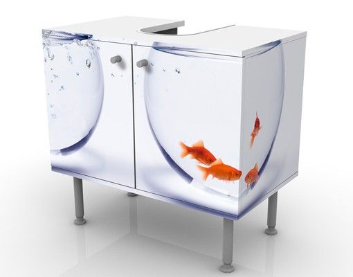 Wash basin cabinet design - Flying Goldfish