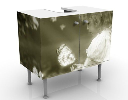 Wash basin cabinet design - Elf child on the fairytale river