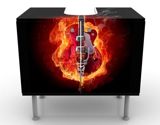 Wash basin cabinet design - Guitar In Flames