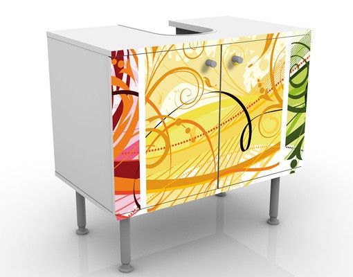 Wash basin cabinet design - Glory Colours