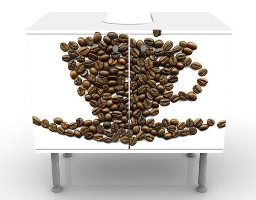 Wash basin cabinet design - Coffee Beans Cup