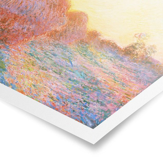 Poster - Claude Monet - Haystack In Sunlight