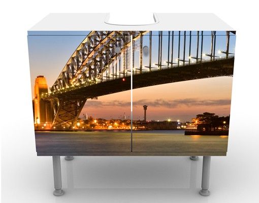 Wash basin cabinet design - Harbor Bridge In Sydney