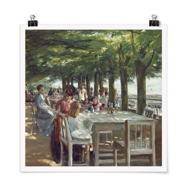 Poster - Max Liebermann - The Restaurant Terrace Jacob