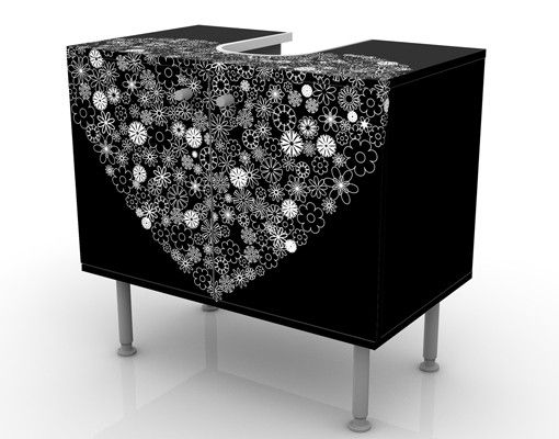 Wash basin cabinet design - Heart Giveaway