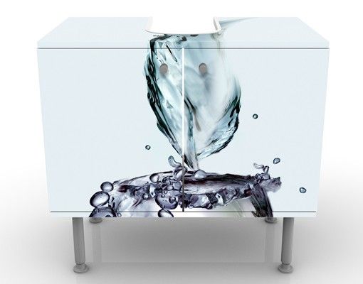 Wash basin cabinet design - Cool flame