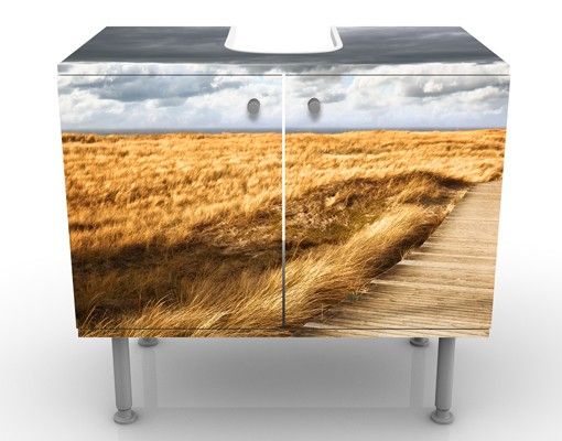 Wash basin cabinet design - Path Between Dunes