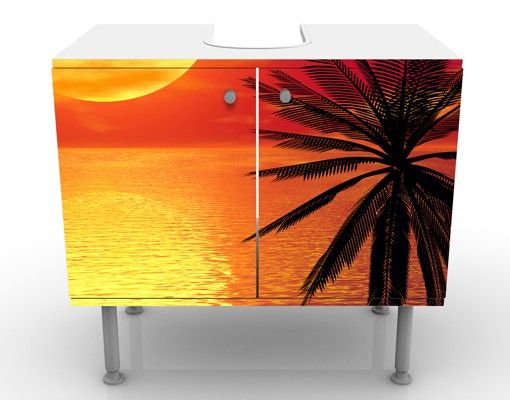 Wash basin cabinet design - Caribbean sunset
