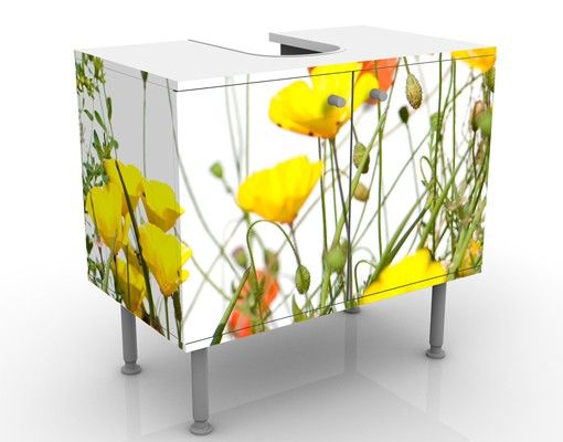 Wash basin cabinet design - Wild Flowers