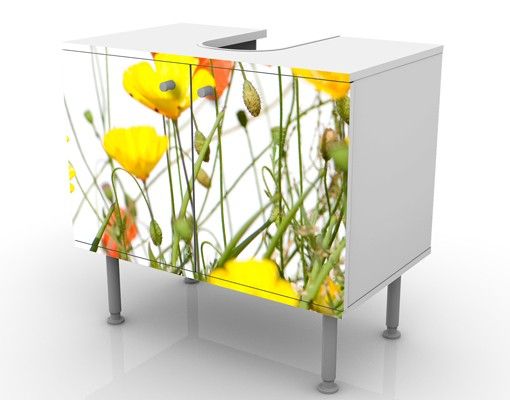 Wash basin cabinet design - Wild Flowers