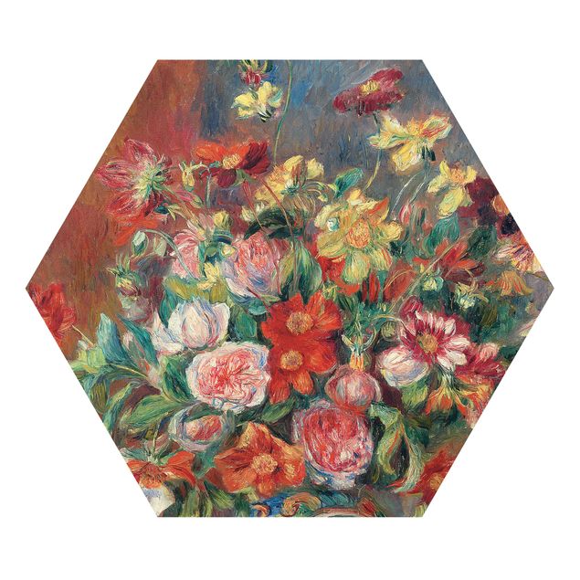 Forex hexagon - Auguste Renoir - Flower vase