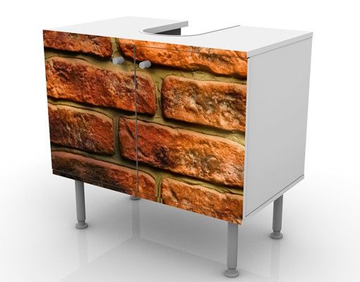 Wash basin cabinet design - Bricks
