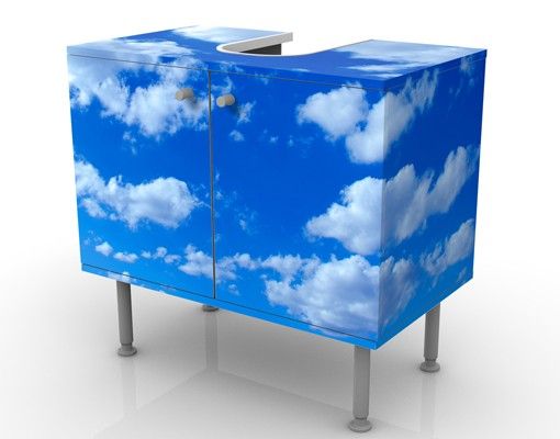Wash basin cabinet design - Cloudy Sky