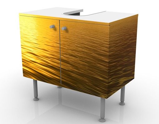 Wash basin cabinet design - Golden Sunrise