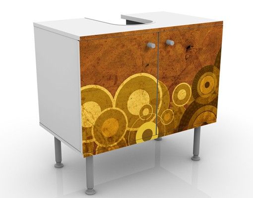 Wash basin cabinet design - Golden Circles