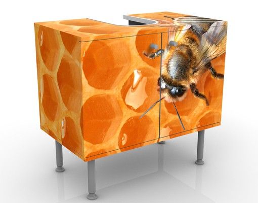Wash basin cabinet design - Honey Bee