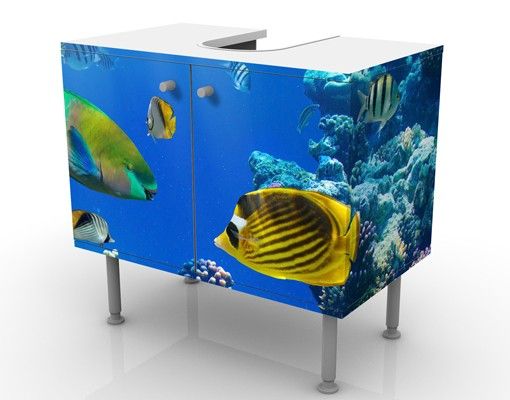 Wash basin cabinet design - Underwater Lights