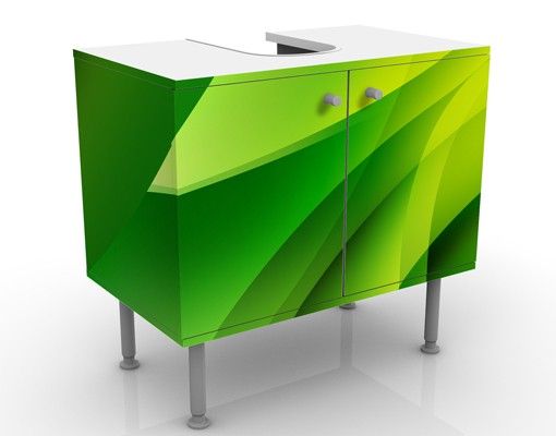 Wash basin cabinet design - Green Composition