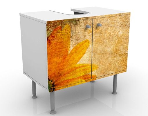 Wash basin cabinet design - Vintage Flowermix