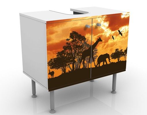 Wash basin cabinet design - Tanzania Sunset