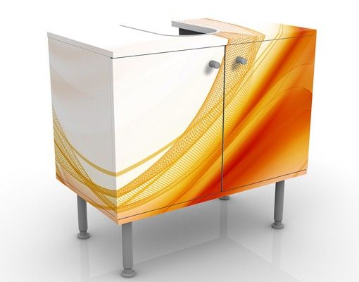 Wash basin cabinet design - Orange Dust