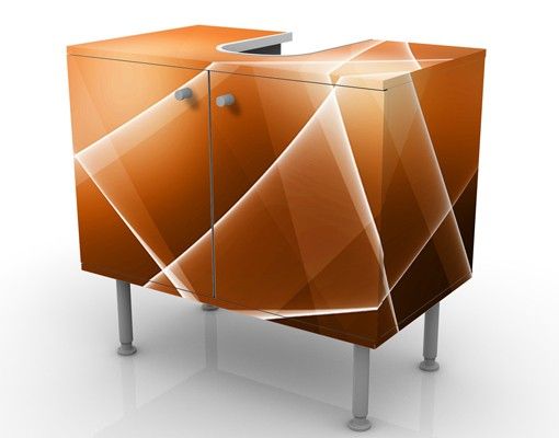 Wash basin cabinet design - Orange Sound