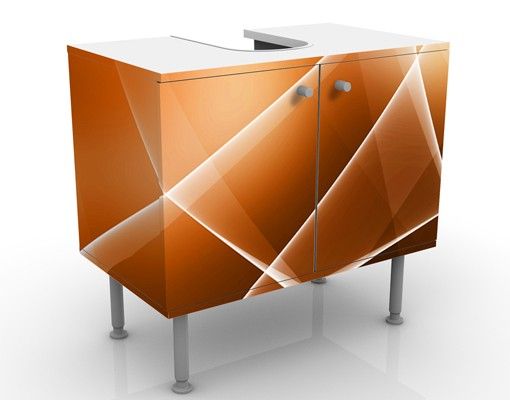 Wash basin cabinet design - Orange Sound
