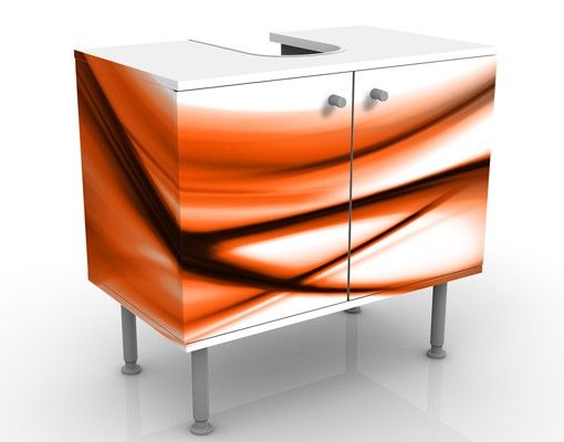 Wash basin cabinet design - Orange Touch