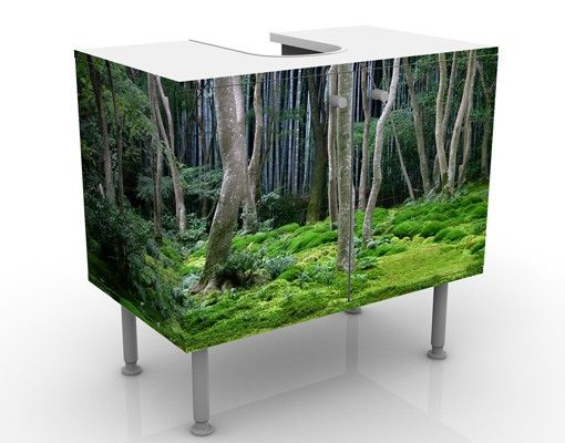 Wash basin cabinet design - Japanese Forest