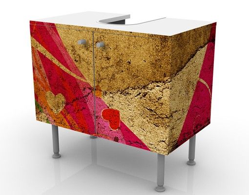 Wash basin cabinet design - Lava Love