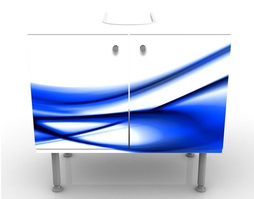 Wash basin cabinet design - Blue Touch No.2