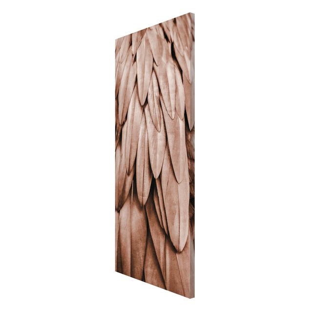 Magnetic memo board - Feathers In Rosegold
