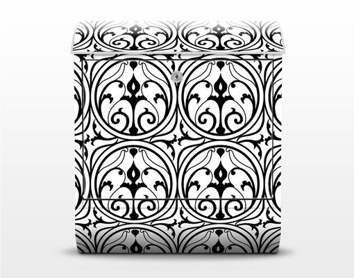 Letterbox - Ornamental Circles Design Pattern 39x46x13cm