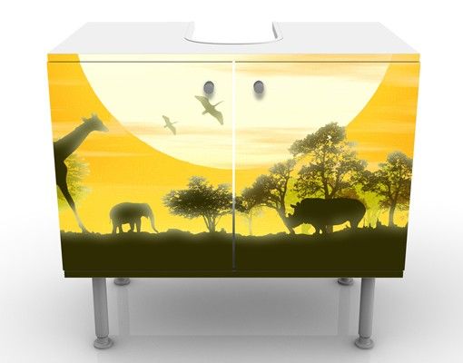 Wash basin cabinet design - Savannah Sunset