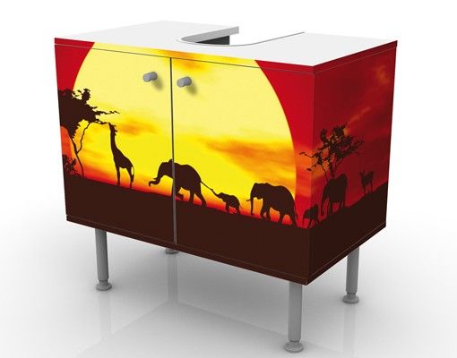 Wash basin cabinet design - No.CG80 Sunset Caravan