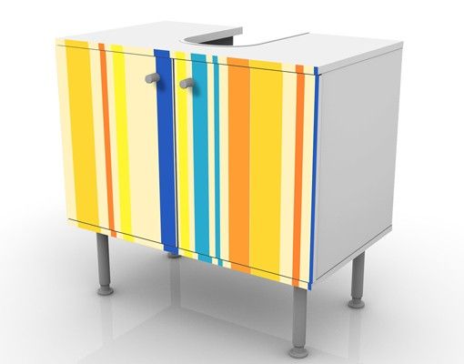 Wash basin cabinet design - Super Stripes No.4