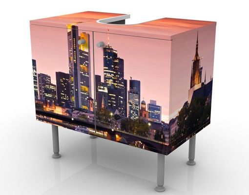 Wash basin cabinet design - Frankfurt Skyline