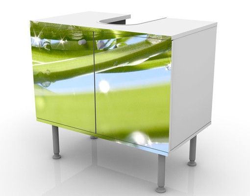 Wash basin cabinet design - Fresh Green