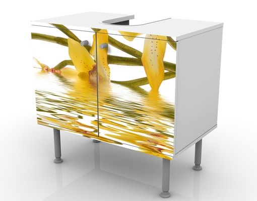 Wash basin cabinet design - Saffron Orchid Waters