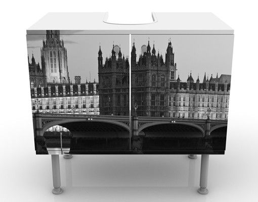 Wash basin cabinet design - London At Night II