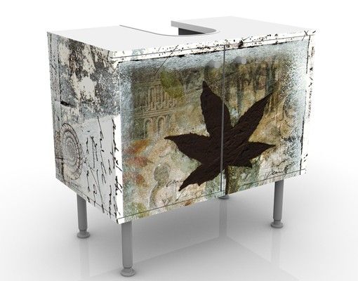 Wash basin cabinet design - Silvery Memories