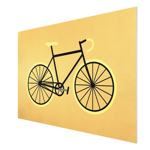 Print on forex - Bicycle In Yellow