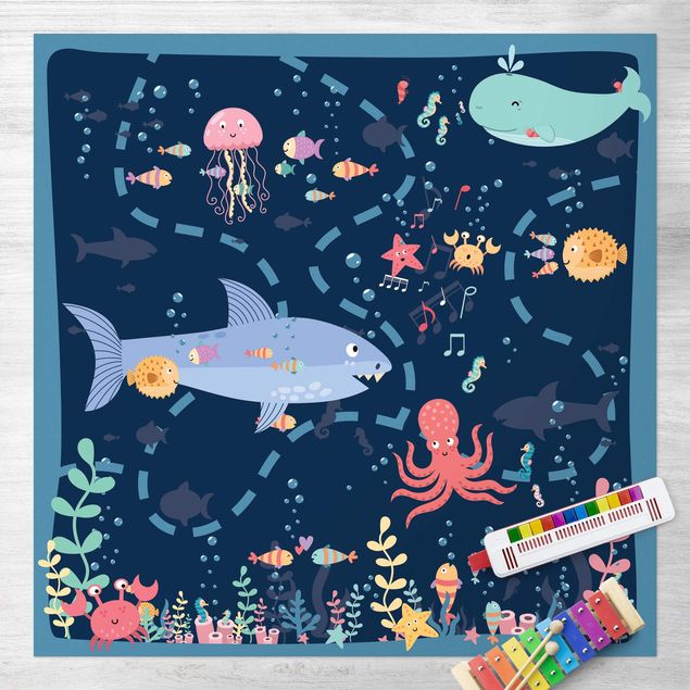 outdoor balcony rug Playoom Mat Under Water - An Expedition