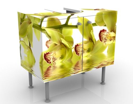Wash basin cabinet design - Splendid Orchid Waters