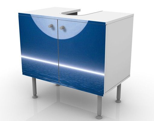Wash basin cabinet design - Silver Moon Rise