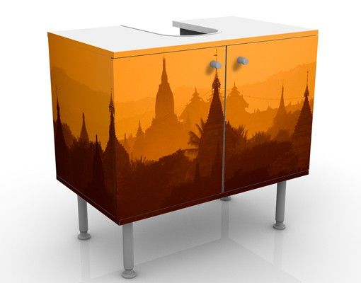 Wash basin cabinet design - Temple City In Myanmar