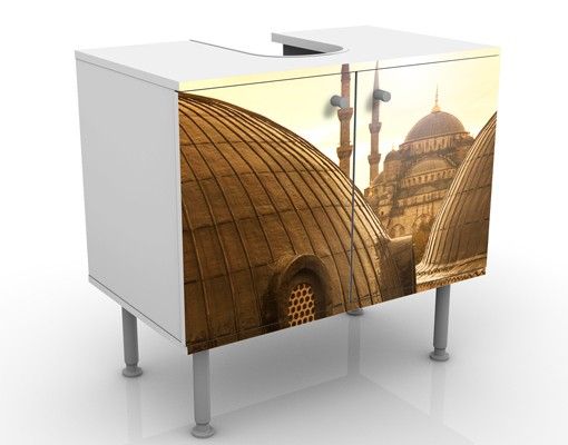 Wash basin cabinet design - Over The Roofs Of Istanbul