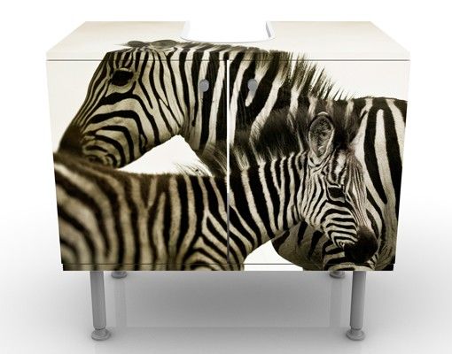 Wash basin cabinet design - Zebra Couple